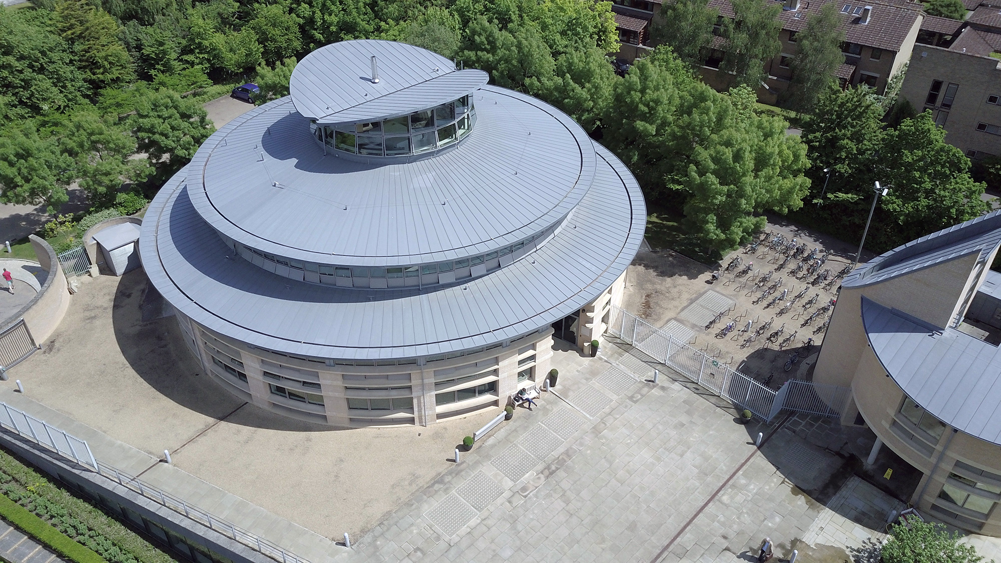 [IMAGE = Library Drone Shot]