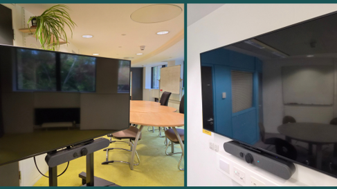 New Smartscreen equipment in Moore Library study rooms