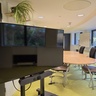 New Smart Screen equipment in meeting & study room at Moore Library
